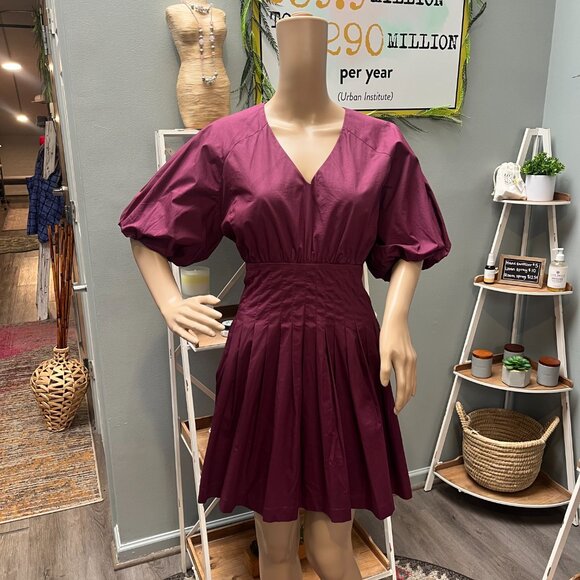 Pinch Dresses & Skirts - NWT Purple Pinch Pintuck Pleated Mini Dress
